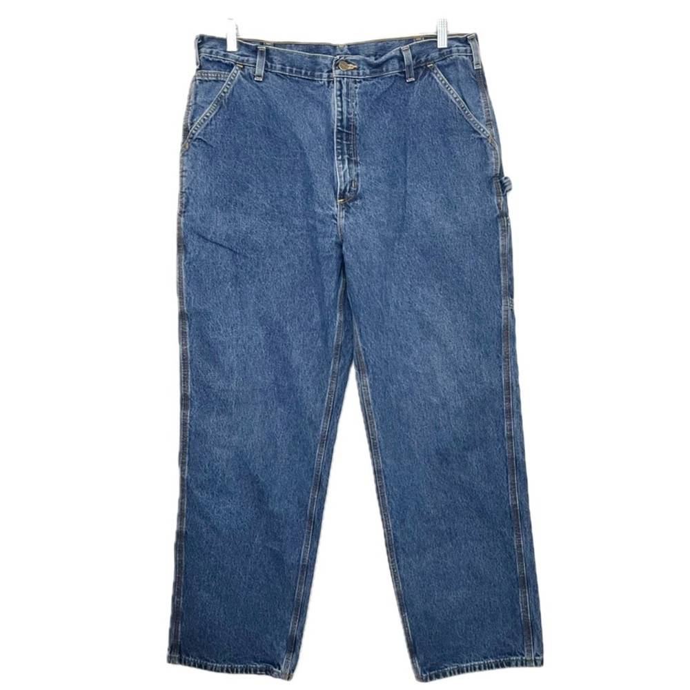 Carhartt Original Dungaree Fit Utility Men’s Jeans 40x34 Medium Wash